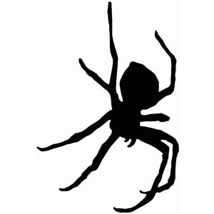 300x300 Dangling Spider Silhouette Design, Spider And Silhouettes