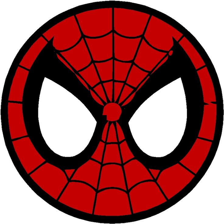 736x736 Spiderman Symbol Silhouette Clipart