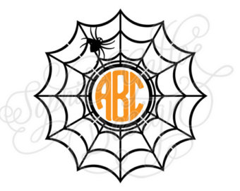 340x270 Spiderweb Monogram Etsy