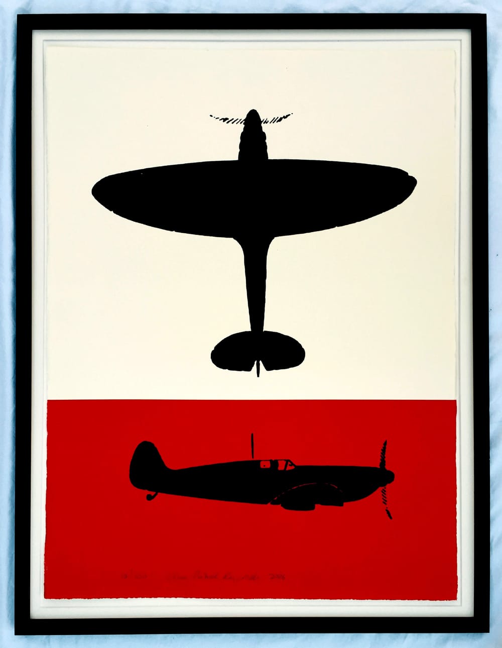 1000x1290 Spitfire Silhouettes On Red And White