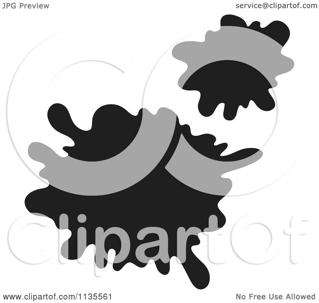 1080x1024 Cartoon Of A Black Ink Or Paint Splash 9