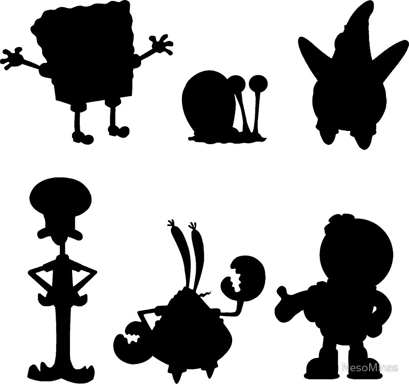 Spongebob Silhouette at GetDrawings | Free download