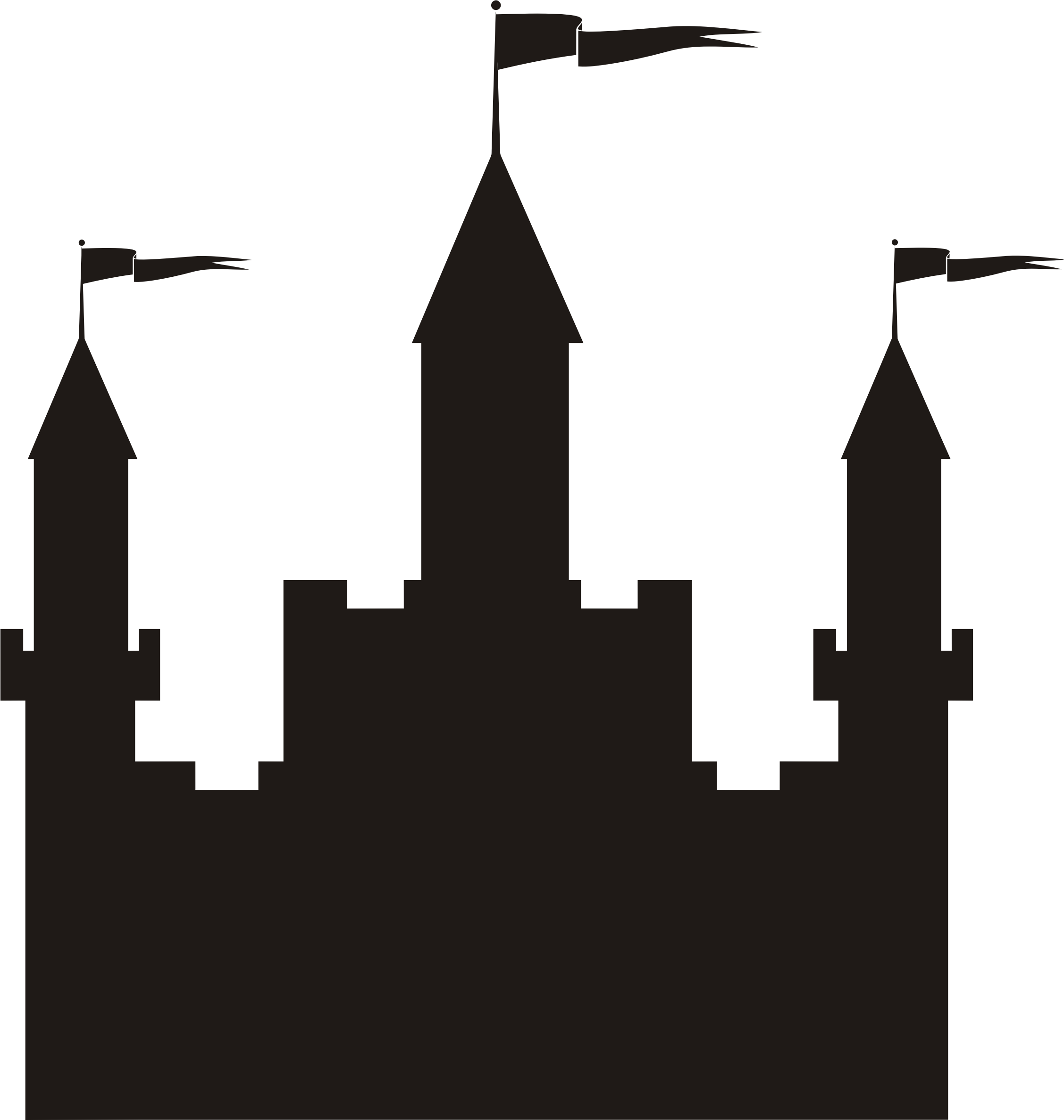 2255x2375 Castle Silhouette Icons Png