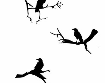 340x270 Spooky Tree Decal Etsy