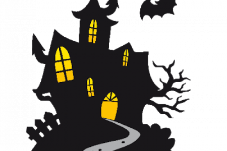 450x300 Haunted House Clipart Cartoon