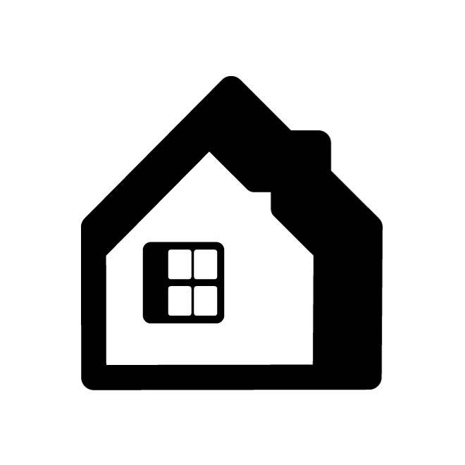 660x660 House Silhouette Free Vectors Ui Download