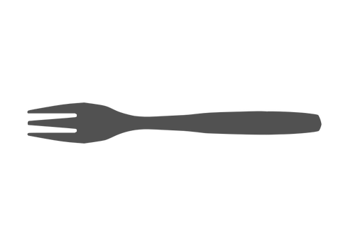 500x353 Fork Silhouette Public Domain Vectors