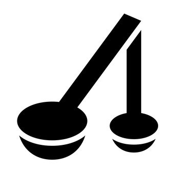 340x340 Free Silhouette Vector Tiny, Icon, Kitchen