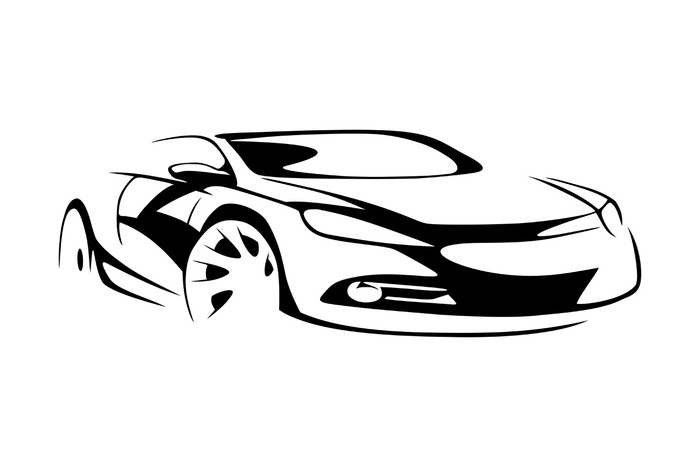 700x467 Sports Car Silhouette Wall Mural We Live To Change