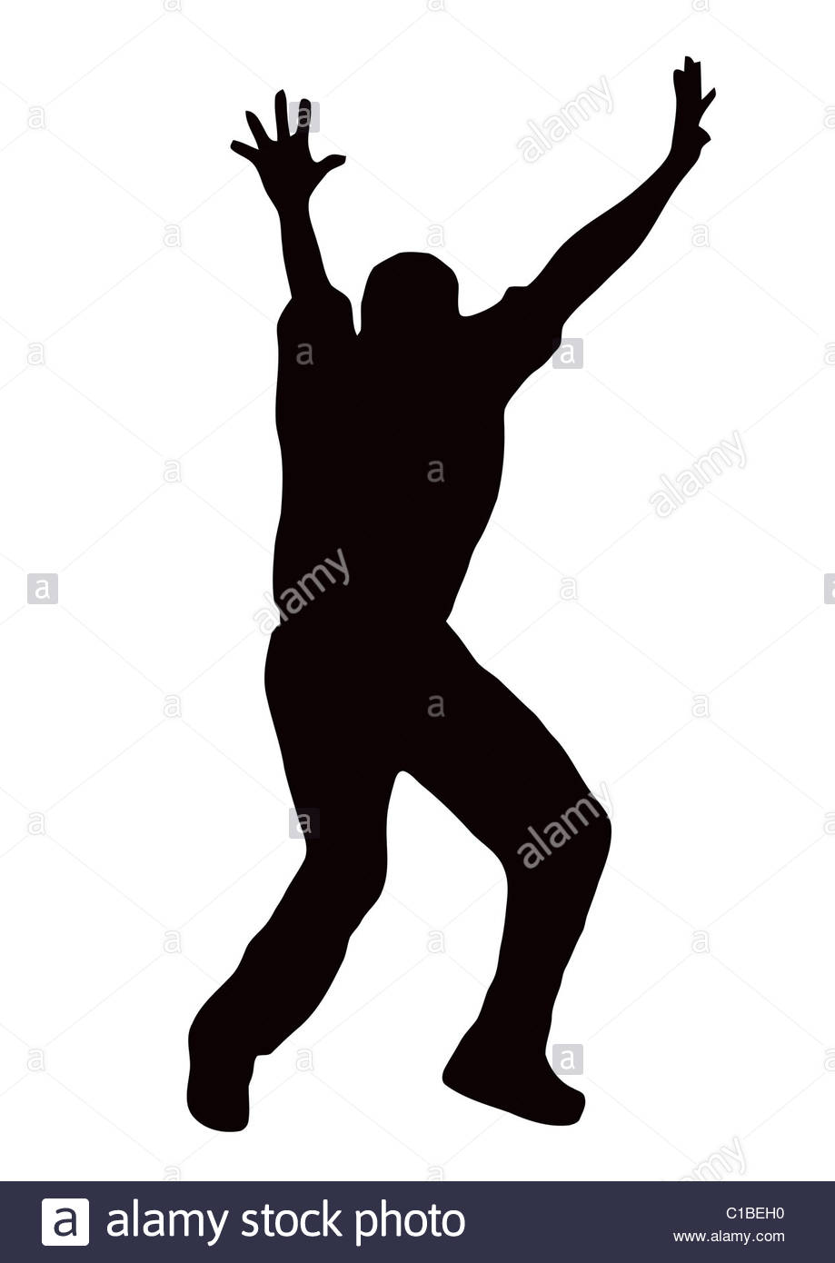 919x1390 Isolated Sport Silhouette (White On Black)