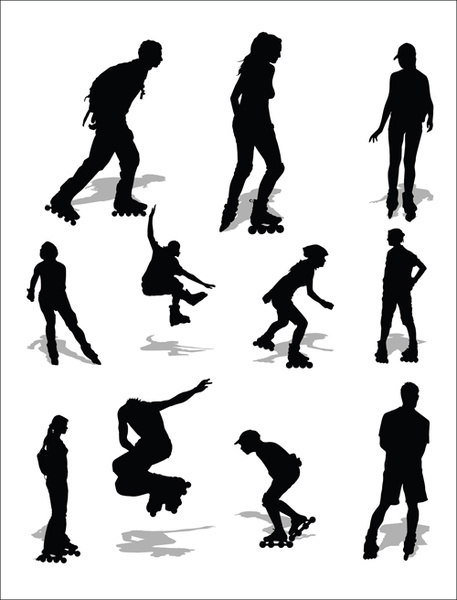 457x600 Sports Silhouette Clip Art Free Vector Download (215,492 Free