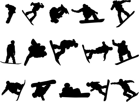 476x351 Sports Silhouette Vector Free Vector Download (7,518 Free Vector