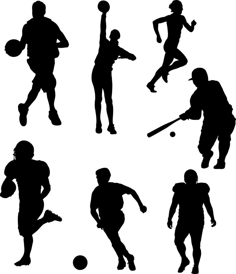 775x900 Silhouettes Sports Silhouettes The Line Between Well Rounded