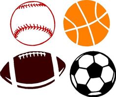 236x197 Sports Clip Art Vintage Sports Balls Clipart, Football Clipart