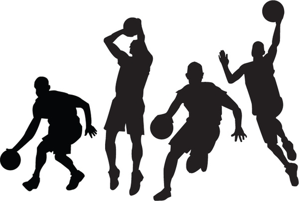 600x404 T Ball Players Silhouettes Free Vector Download (8,997 Free Vector