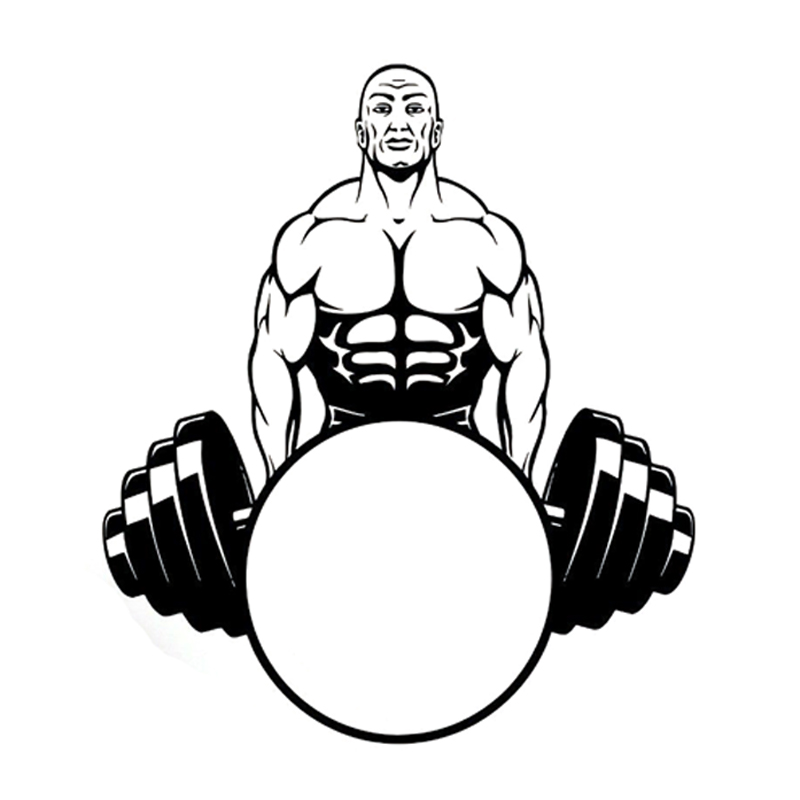800x800 14.7cm16.9cm Interesting Weightlifting Bodybuilding Sports