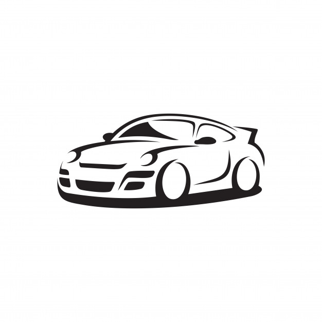 Sports Car Silhouette Vector at GetDrawings | Free download