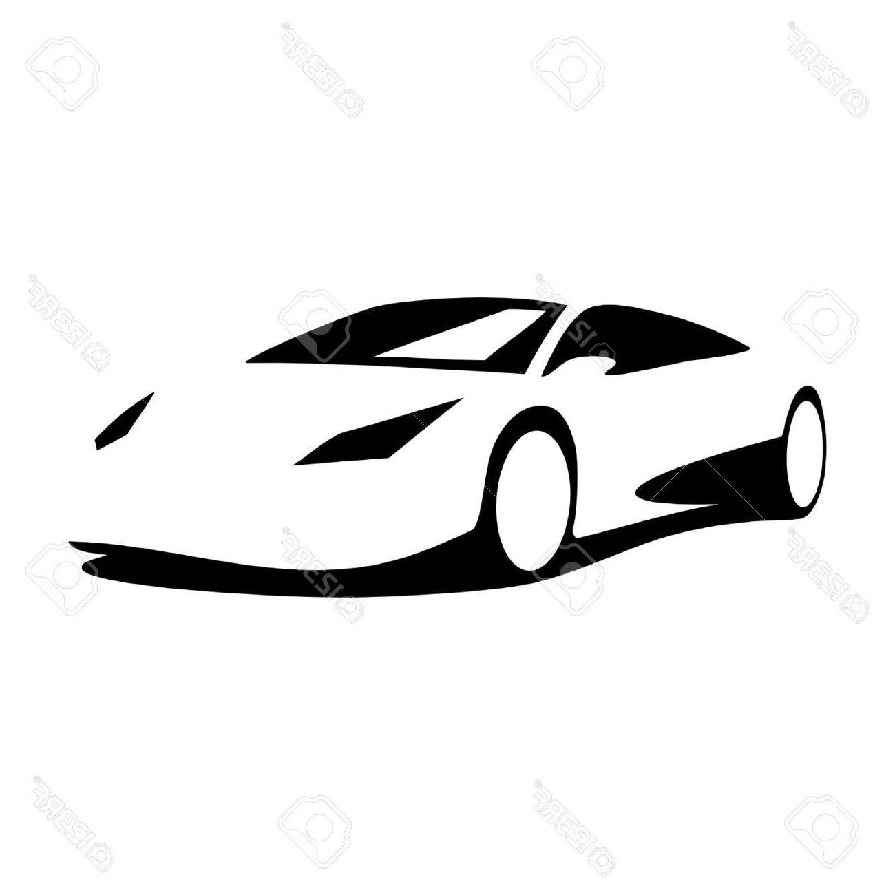 1300x1300 Best 15 Sport Car Silhouette Design