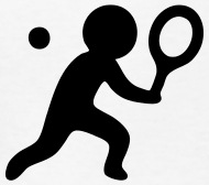 190x168 Tennis Sports Silhouette By Azza1070 Spreadshirt