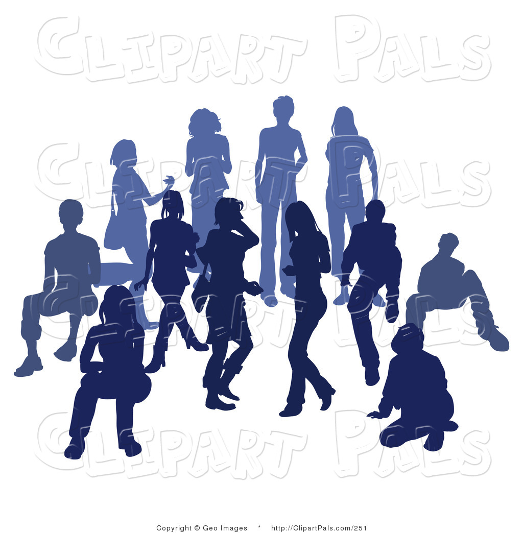 1024x1044 Crowd Of People Silhouette Clipart Panda