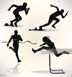 236x253 Free Download Track And Field Silhouette Clipart For Your Creation
