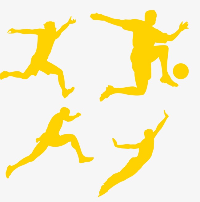 650x657 Sport Silhouette Figures, Movement, Physical Education, Play