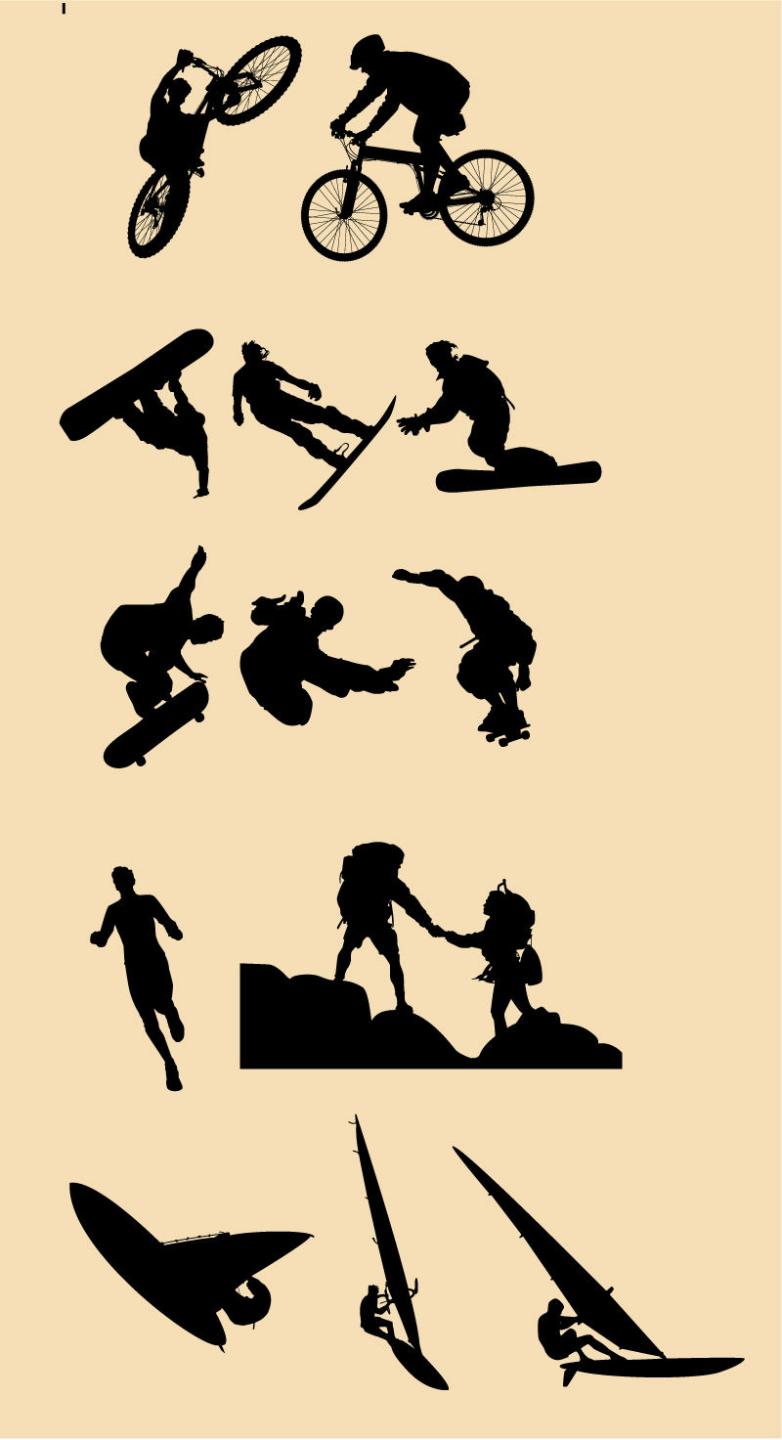 782x1440 Silhouette Free Vector,psd Download