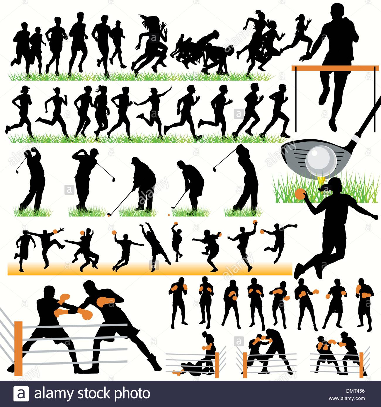 1300x1390 Boxing Match Stock Vector Images