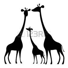 225x225 Giraffe Silhouette