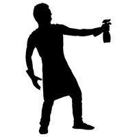 200x200 Silhouette Silhouettes Man Men Guy Guys Human People Person