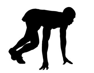 320x251 Sprinter Silhouette 3 Decal Sticker