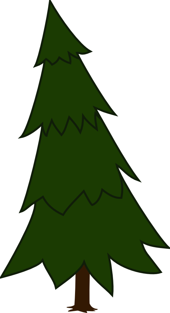 555x1022 Tree Silhouette Clip Art
