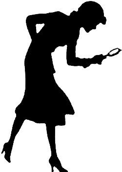 250x353 Nancy Drew Silhouette Clip Art Everything Is Evidence