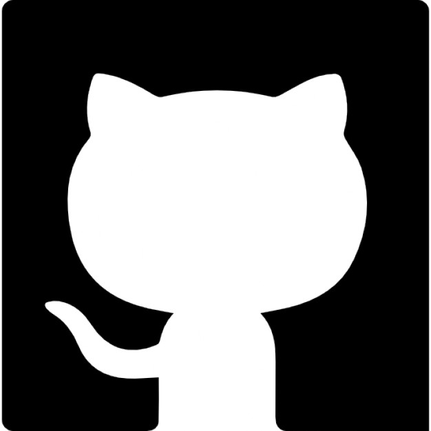 626x626 Github Logo Silhouette In A Square Icons Free Download