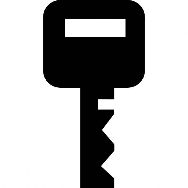 626x626 Square Black Modern Key Silhouette Icons Free Download
