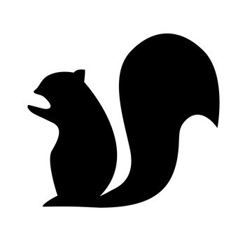 Squirrel Silhouette at GetDrawings | Free download