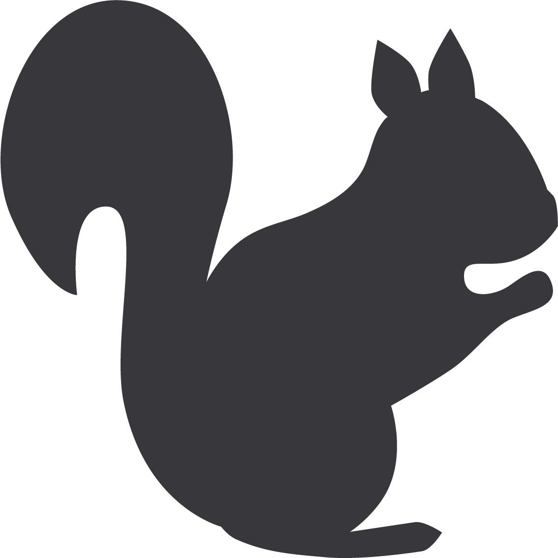 1134x1134 Squirrel Animal Silhoutes Squirrel, Silhouette
