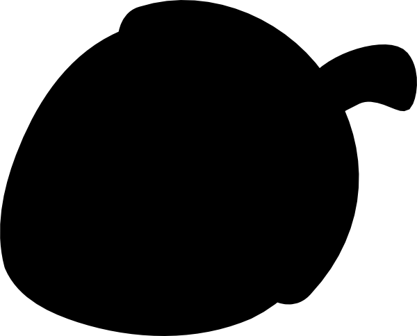 600x484 Silhouette Of Squirrel Acorn Clipart Panda