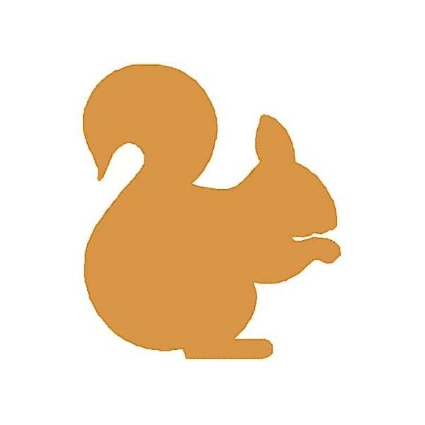 600x600 Squirrel Silhouette Vector Clipart Panda