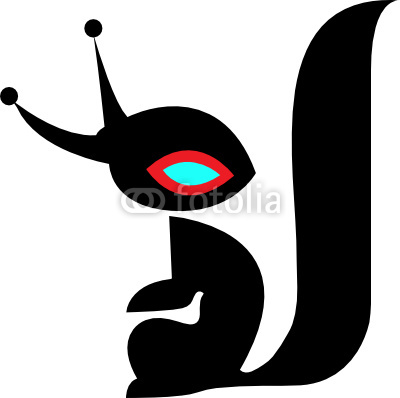 400x398 Squirrel Silhouette Vector Clipart Panda