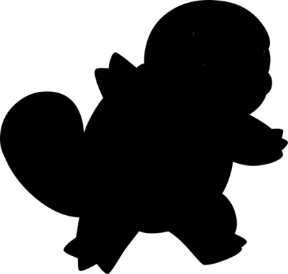 Squirtle Silhouette