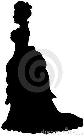 280x450 Victorian Gentleman Silhouette