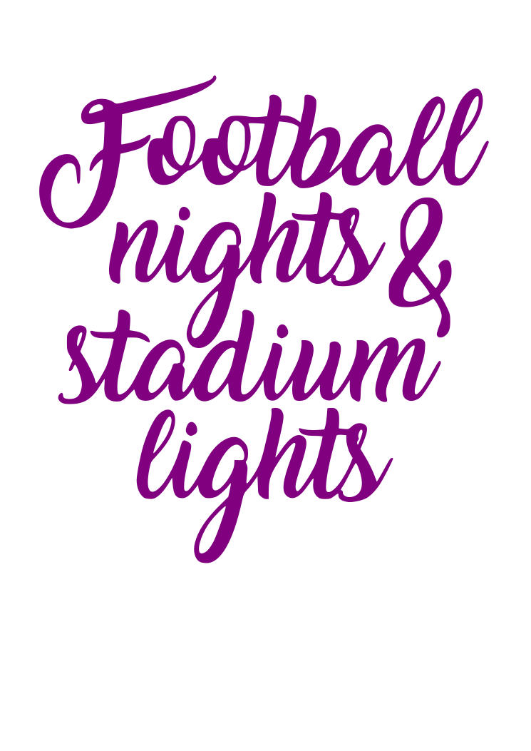 745x1053 Football Nights Stadium Lights Svg File Quote Cut File