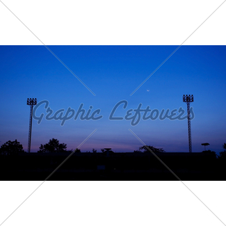 325x325 Stadium Lights Gl Stock Images