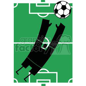 300x300 Royalty Free 2520 Royalty Free Abstract Silhouette Soccer Player
