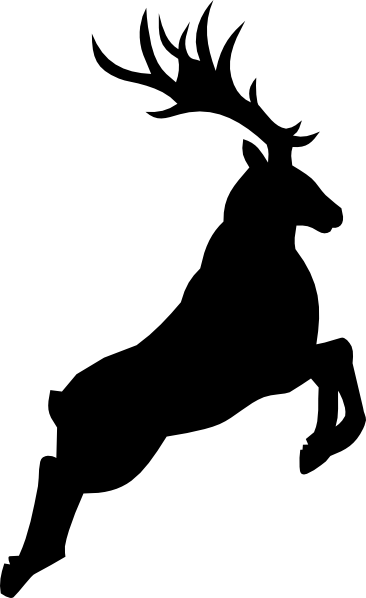 366x598 Stag Silhouette Tattoo