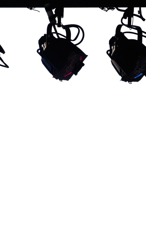 480x800 Stage Lighting In Silhouette Ppt Backgrounds For Powerpoint