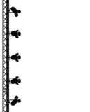 129x160 Silhouette Of Stage Lights On White Background Stock Photo