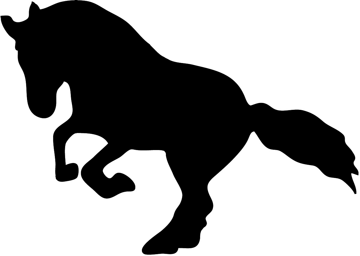 1200x853 Rearing Horse Silhouette Clipart