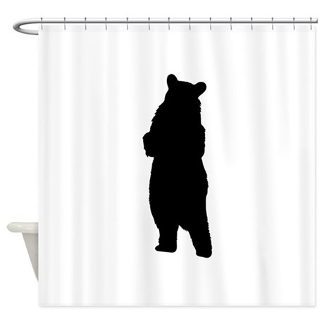 460x460 Standing Bear Shower Curtains